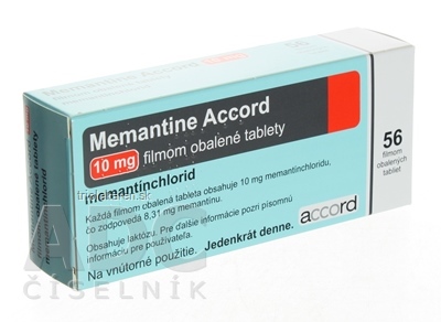 Memantine Accord 10 mg filmom obalené tablety 56 ks