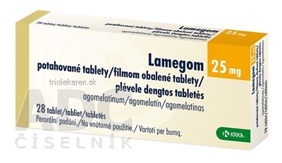 Lamegom 25 mg filmom obalené tablety 28 ks