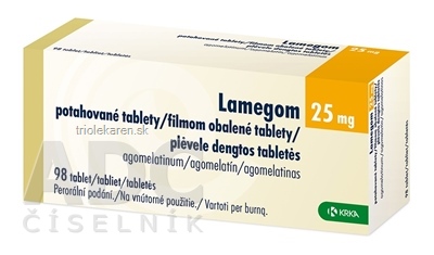 Lamegom 25 mg filmom obalené tablety 98 ks