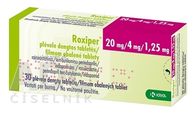 Roxiper 20 mg/4 mg/1,25 mg filmom obalené tablety 30 ks