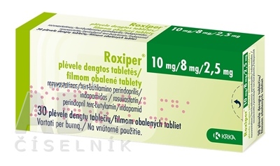 Roxiper 10 mg/8 mg/2,5 mg filmom obalené tablety 30 ks