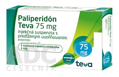 Paliperidón Teva 75 mg Injekčná suspenzia striek.inj.napln.+2x ihla 1 set