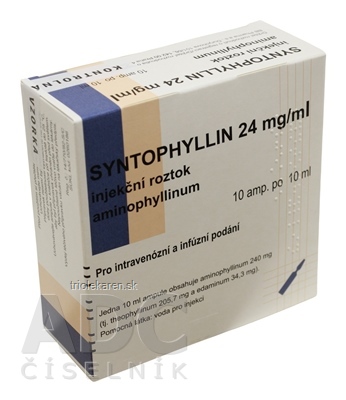 SYNTOPHYLLIN Injekčný roztok 240 mg 10 x 10 ml