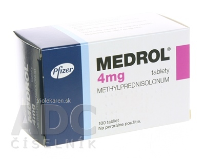 MEDROL 4 mg tbl (blis.PVC/Al) 1x100 ks