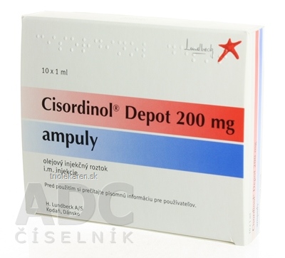 CISORDINOL DEPOT 200 mg Injekčný roztok 10 x 1 ml