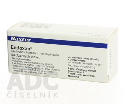 Endoxan tbl obd 50 mg (blis.Al/PVC/PVDC) 1x50 ks