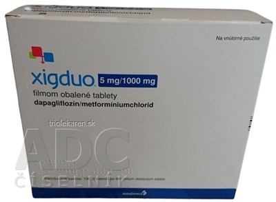 Xigduo 5 mg/1000 mg tablety 196 ks