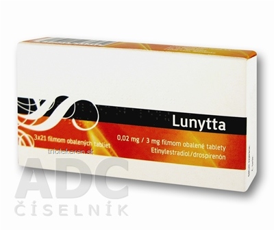 Lunytta tbl flm 3 mg/0,02 mg (blis.PVC/PVDC/Al) 3x21 ks (63 ks)