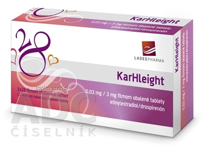 KarHleight tbl flm 0,03 mg/3 mg (21 akt.+7 plac.)  3x28 ks (84 ks)