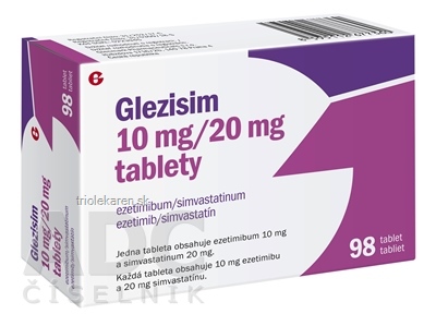 Glezisim 10 mg/20 mg tablety 98 ks