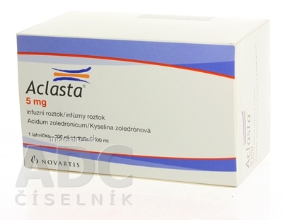 Aclasta 5 mg Infúzny roztok 100 ml