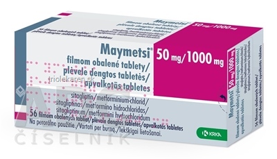 Maymetsi 50 mg/1000 mg tablety 56 ks