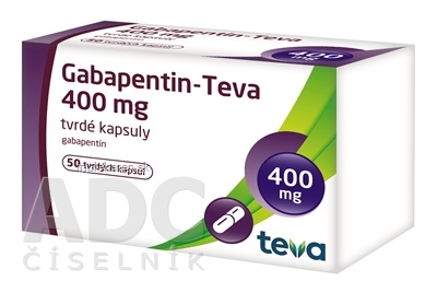 Gabapentin-Teva 400 mg cps dur (blis.PVC/PVDC/Al) 1x50 ks