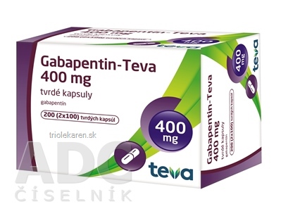 Gabapentin-Teva 400 mg kapsuly 200 ks