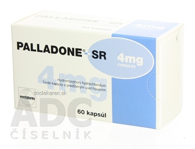 PALLADONE - SR capsules 4 mg kapsuly 60 ks