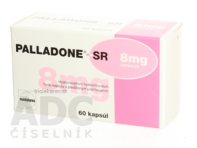 PALLADONE - SR capsules 8 mg kapsuly 60 ks