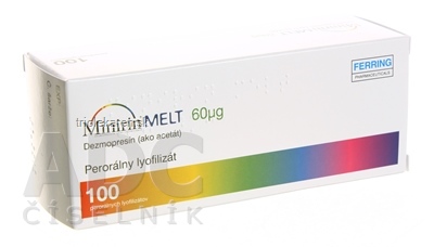 MINIRIN MELT 60 µg Perorálny lyofilizát 100 ks