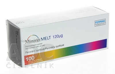 MINIRIN MELT 120 µg lyo por (blister Al/Al) 10x10ks (100 ks)