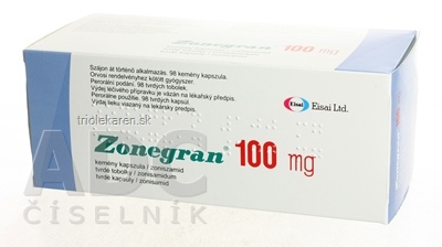 Zonegran 100 mg tvrdé kapsuly cps dur 100 mg 1x98 ks