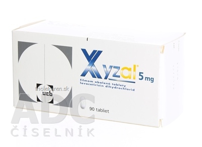 XYZAL tablety 5 mg 90 ks