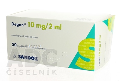 DEGAN 10 mg/2 ml sol inj 10 mg (amp. skl.) 50x2 ml