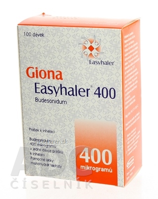 Giona Easyhaler 400 Inhalačný prášok 100 dávok