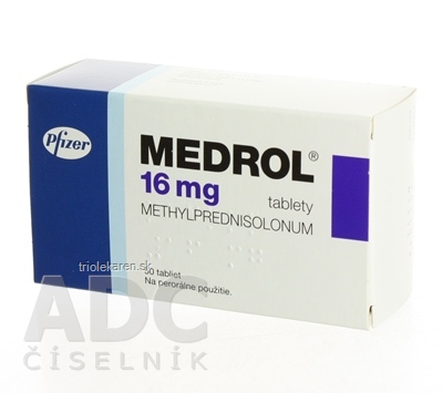 MEDROL 16 mg tbl (blis.PVC/Al) 1x50 ks