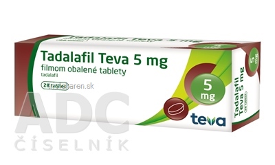 Tadalafil Teva 5 mg tablety 28 ks