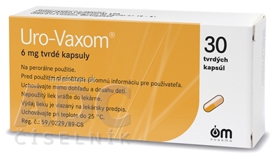 URO-VAXOM cps dur 6 mg (blis.Al/PVDC/PVC/PVDC) 1x30 ks