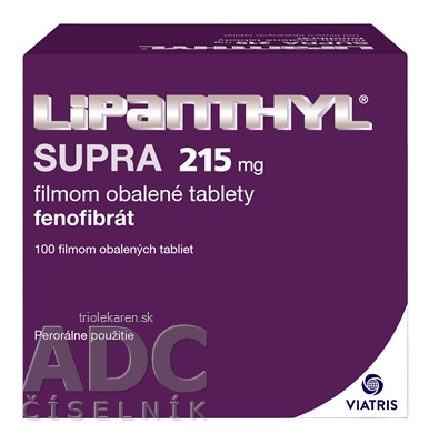 LIPANTHYL SUPRA 215 mg tbl flm 1x100 ks