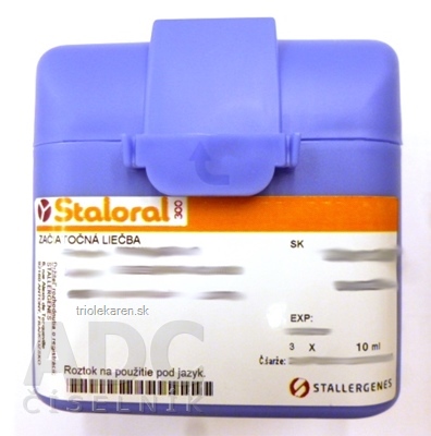 Staloral 300 začiatočná liečba, sol slg (1x10 IR/ml+2x300 IR/ml) 3x10 ml