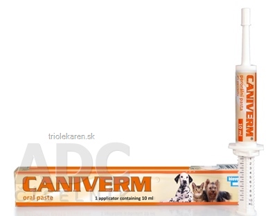 CANIVERM perorálna pasta aplikátor 1x10 ml