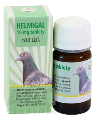 PharmaGal HELMIGAL 10 mg tbl 1x100 ks