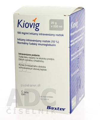 KIOVIG 100 mg/ml Infúzny roztok 20 g 200 ml