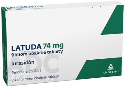 Latuda 74 mg filmom obalené tablety 28 ks