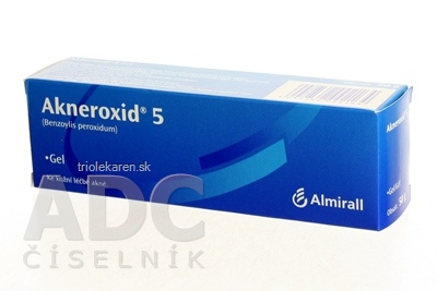 AKNEROXID 5 gél 50 g