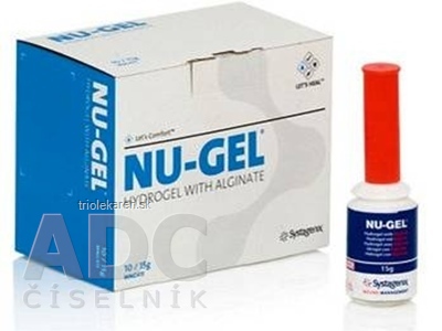 NU-GEL hydrogélový obväz s alginátom 10x15 g