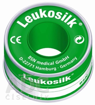 LEUKOSILK náplasť na cievke 2,5 cm x 5 m 1 ks