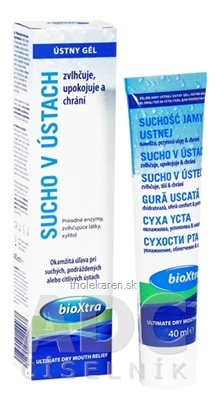 bioXtra SUCHO V ÚSTACH ústny gél 1x40 ml