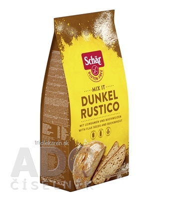 Schär MIX IT Dunkel múka plv (bezgluténová chlebová zmes tmavá) 1x1 kg