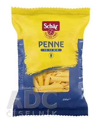 Schär PENNE cestoviny bezgluténové, rúrky 1x250 g