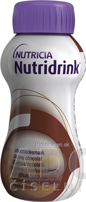 NUTRIDRINK čokoládová príchuť ((fľaška) 4x200 ml