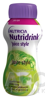 Nutridrink Juice Style s jablkovou príchuťou (inov.2021) 4x200 ml (800 ml)