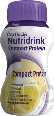 Nutridrink Compact Protein s vanilkovou príchuťou (inov.2022) 24x125 ml (3000 ml)