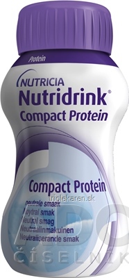 Nutridrink Compact Protein s neutrálnou príchuťou (inov.2022) 24x125 ml (3000 ml)