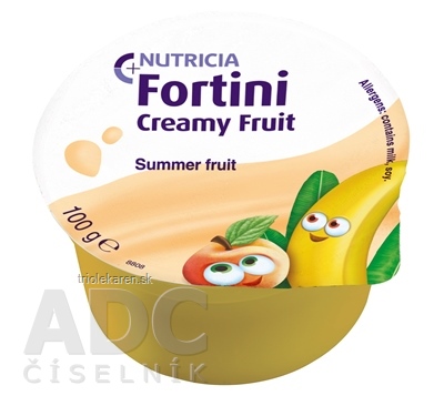 Fortini Creamy Fruit Multi Fibre príchuť letné ovocie 4x100 g