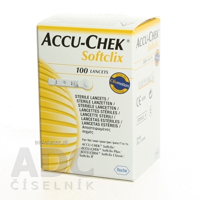 ACCU-CHEK Softclix Lancet 100 lancety do odberového pera 1x100 ks