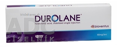 DUROLANE roztok intraartikulárny 60 mg/3 ml kyselina hyalurónová v predplnenej striekačke