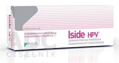 Iside HPV vaginálne čapíky 14 x 2 g