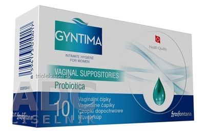 Fytofontana GYNTIMA Probiotica Vaginálne čapíky 1x10 ks